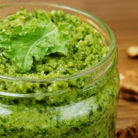 Kale & Walnut Pesto Pasta